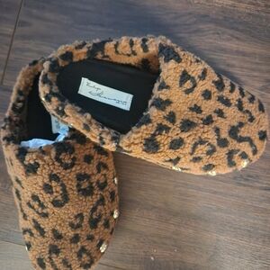 Vintage Havana Brown Leopard Mules